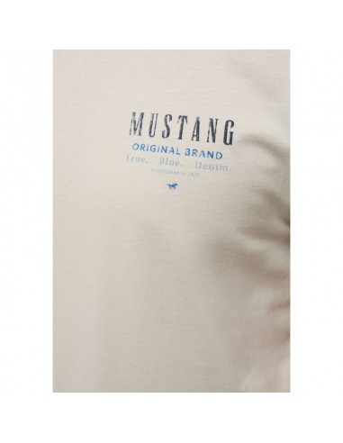 Mustang Ανδρικό T-shirt Κοντομάνικο Μπεζ 1013523 2081