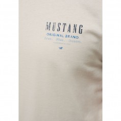 Mustang Ανδρικό T-shirt Κοντομάνικο Μπεζ 1013523 2081