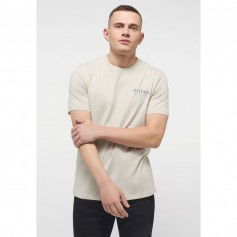 Mustang Ανδρικό T-shirt Κοντομάνικο Μπεζ 1013523 2081