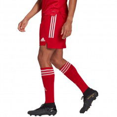 Adidas Condivo 21 Primeblue Αθλητική Ανδρική Βερμούδα Κόκκινη GJ6810