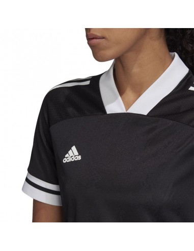 Adidas Condivo Κοντομάνικη Γυναικεία Αθλητική Μπλούζα σε Μαύρο χρώμα FT7245