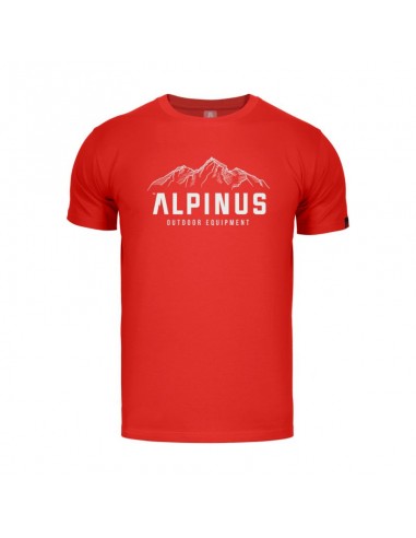 Alpinus Ανδρικό T-shirt Κοντομάνικο Κόκκινο FU18511