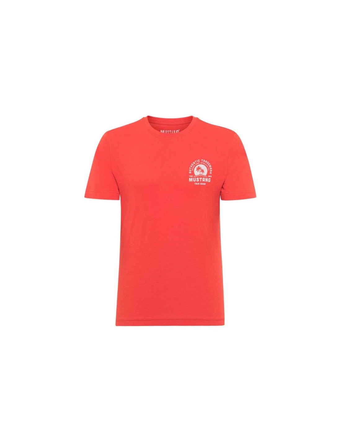 Mustang Ανδρικό T-shirt Κοντομάνικο Πορτοκαλί 1012515-7121