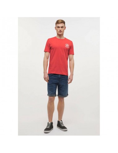 Mustang Ανδρικό T-shirt Κοντομάνικο Πορτοκαλί 1012515-7121