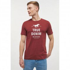 Mustang Ανδρικό T-shirt Κοντομάνικο Κόκκινο 10125147256