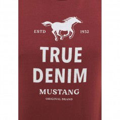 Mustang Ανδρικό T-shirt Κοντομάνικο Κόκκινο 10125147256