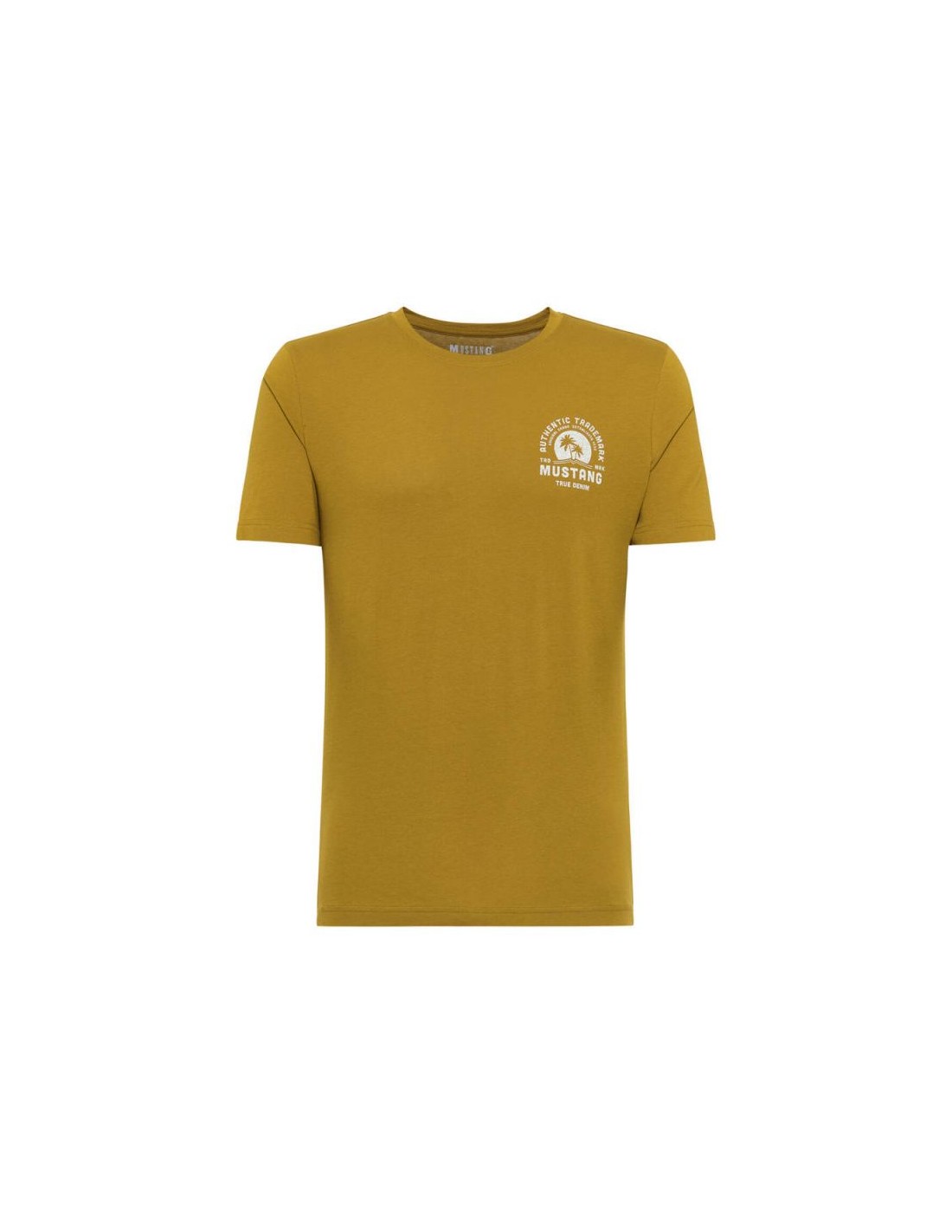 Mustang Ανδρικό T-shirt Κοντομάνικο Πράσινο 10125156370