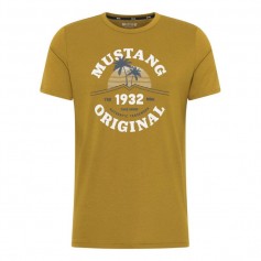 Mustang Ανδρικό T-shirt Κοντομάνικο Πράσινο 10125206370