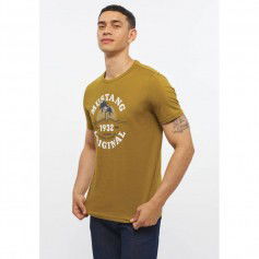 Mustang Ανδρικό T-shirt Κοντομάνικο Πράσινο 10125206370