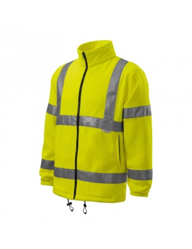 Rimeck MLI-5V197 Ζακέτα Εργασίας Fleece Ανακλαστική Κίτρινη