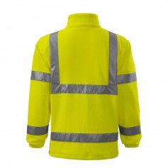 Rimeck MLI-5V197 Ζακέτα Εργασίας Fleece Ανακλαστική Κίτρινη