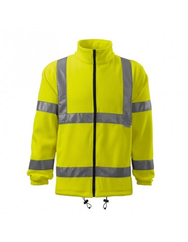 Rimeck MLI-5V197 Ζακέτα Εργασίας Fleece Ανακλαστική Κίτρινη