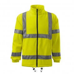 Rimeck MLI-5V197 Ζακέτα Εργασίας Fleece Ανακλαστική Κίτρινη