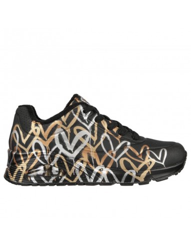 Shoes Skechers Uno Metallic Love W 155523BKGD Γυναικεία > Παπούτσια > Παπούτσια Μόδας > Sneakers