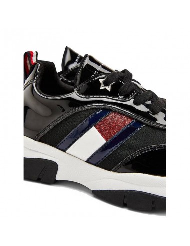 Tommy Hilfiger Παιδικά Sneakers Ανατομικά για Κορίτσι Μαύρα T3A4-31179-1022999