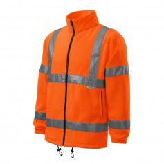 Rimeck MLI-5V198 Ζακέτα Εργασίας Fleece Ανακλαστική Πορτοκαλί