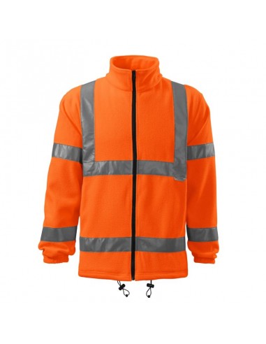 Rimeck MLI-5V198 Ζακέτα Εργασίας Fleece Ανακλαστική Πορτοκαλί