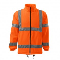 Rimeck MLI-5V198 Ζακέτα Εργασίας Fleece Ανακλαστική Πορτοκαλί