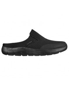 Skechers Χειμερινές Ανδρικές Παντόφλες Μαύρες 232296-BBK 2