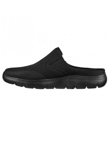 Skechers Χειμερινές Ανδρικές Παντόφλες Μαύρες 232296-BBK