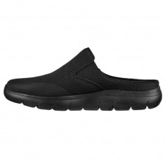 Skechers Χειμερινές Ανδρικές Παντόφλες Μαύρες 232296-BBK