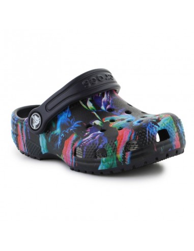 Crocs Παιδικά Ανατομικά Σαμπό Θαλάσσης Dino 208303-4LF Navy Μπλε