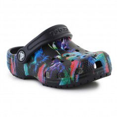 Crocs Παιδικά Ανατομικά Σαμπό Θαλάσσης Dino 208303-4LF Navy Μπλε