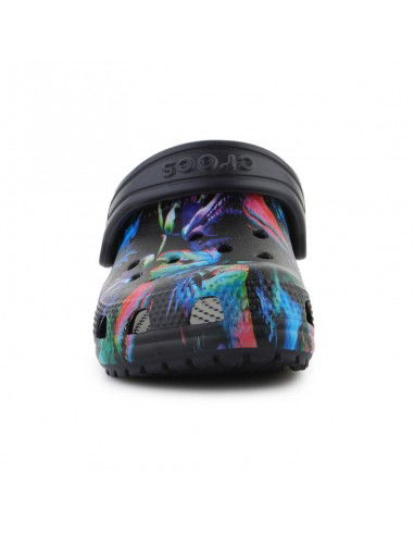 Crocs Παιδικά Ανατομικά Σαμπό Θαλάσσης Dino 208303-4LF Navy Μπλε