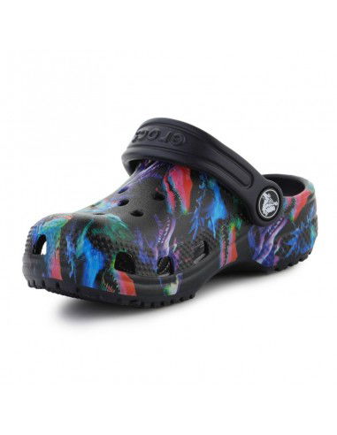 Crocs Παιδικά Ανατομικά Σαμπό Θαλάσσης Dino 208303-4LF Navy Μπλε