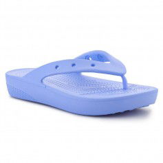 Crocs Classic Σαγιονάρες με Πλατφόρμα σε Μωβ Χρώμα 207714-5Q6
