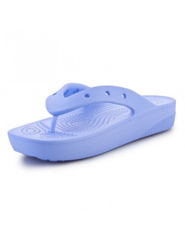 Crocs Classic Σαγιονάρες με Πλατφόρμα σε Μωβ Χρώμα 207714-5Q6