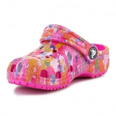 Crocs Παιδικά Σαμπό Θαλάσσης Classic Hyper Real Clog 208451-90H Φούξια