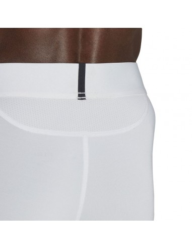 Adidas Techfit Aeroready HP0611 Ανδρικό Αθλητικό Κολάν Κοντό Λευκό
