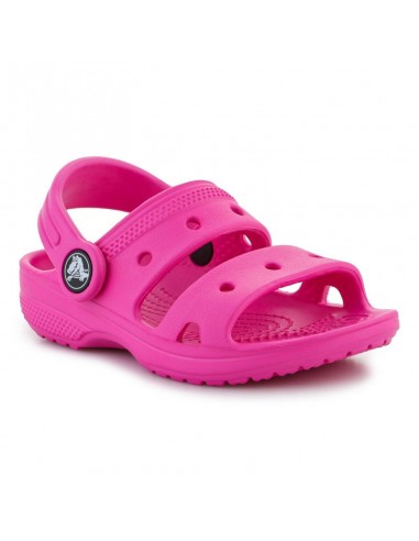Crocs Παιδικά Ανατομικά Παπουτσάκια Θαλάσσης Classic 207537-6UB Φούξια