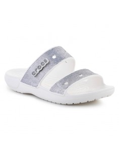 Crocs Glitter II Slides σε Λευκό Χρώμα 207769-90H