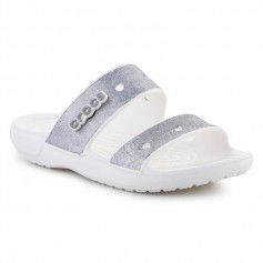 Crocs Glitter II Slides σε Λευκό Χρώμα 207769-90H