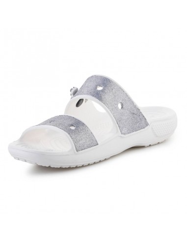 Crocs Glitter II Slides σε Λευκό Χρώμα 207769-90H