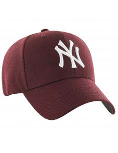 47 Brand Παιδικό Καπέλο Jockey Υφασμάτινο New York Μπορντό B-RAC17CTP-KM 2