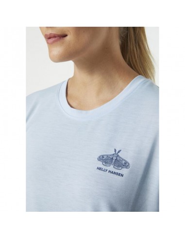 Helly Hansen Κοντομάνικη Γυναικεία Μπλούζα Καλοκαιρινή Μπλε 63083 513