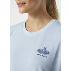 Helly Hansen Κοντομάνικη Γυναικεία Μπλούζα Καλοκαιρινή Μπλε 63083 513