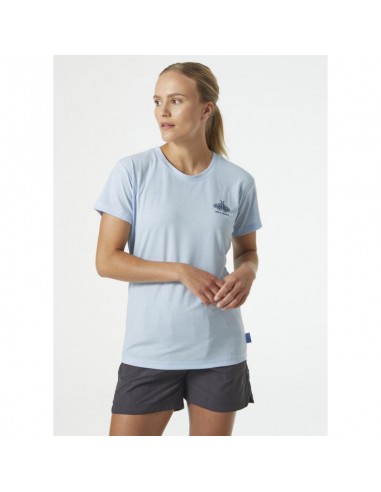 Helly Hansen Κοντομάνικη Γυναικεία Μπλούζα Καλοκαιρινή Μπλε 63083 513