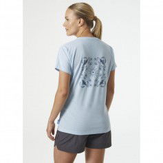 Helly Hansen Κοντομάνικη Γυναικεία Μπλούζα Καλοκαιρινή Μπλε 63083 513