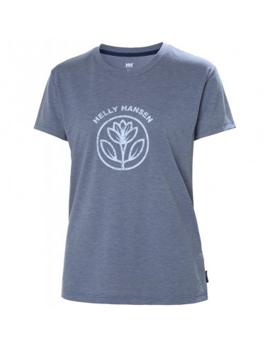 Helly Hansen Skog Recycled Graphic Γυναικείο T-shirt Μπλε 63083-585