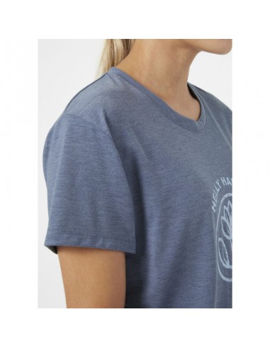 Helly Hansen Skog Recycled Graphic Γυναικείο T-shirt Μπλε 63083-585