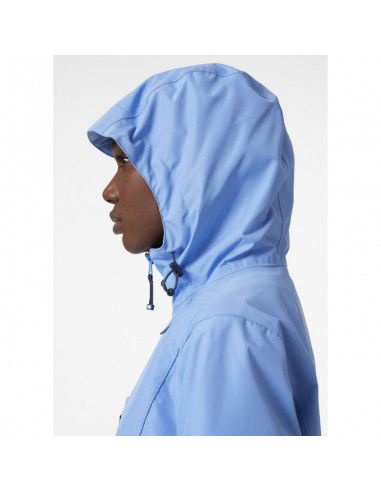 Helly Hansen Μακρύ Γυναικείο Μπουφάν Παρκά για Άνοιξη/Φθινόπωρο Γαλάζιο 55964 619