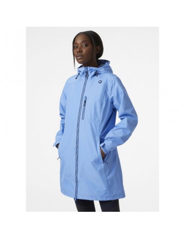 Helly Hansen Μακρύ Γυναικείο Μπουφάν Παρκά για Άνοιξη/Φθινόπωρο Γαλάζιο 55964 619