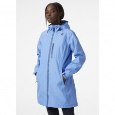 Helly Hansen Μακρύ Γυναικείο Μπουφάν Παρκά για Άνοιξη/Φθινόπωρο Γαλάζιο 55964 619