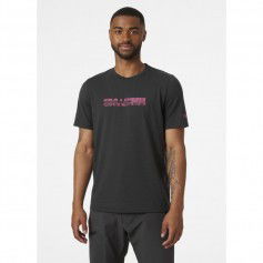 Helly Hansen Ανδρικό T-shirt Κοντομάνικο Μαύρο 34053 982