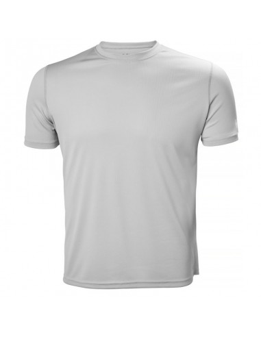 Helly Hansen Tech T Αθλητικό Ανδρικό T-shirt Γκρι Μονόχρωμο 48363-930