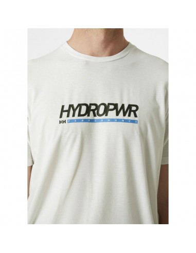 Helly Hansen HP Race Αθλητικό Ανδρικό T-shirt Γκρι με Στάμπα 34294-980